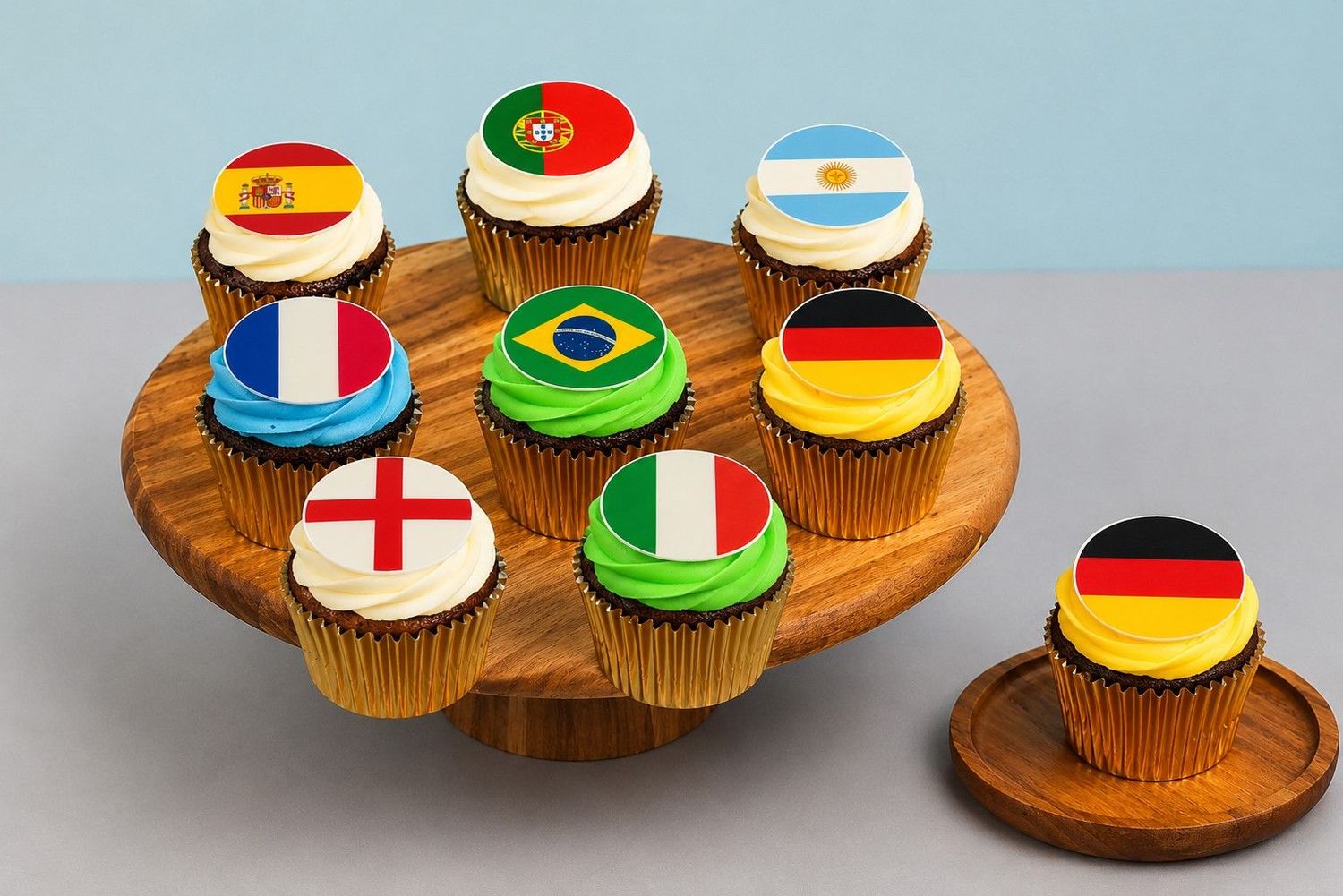 Penalised Flags Football Theme Cupcake Penalised Flags Football Theme Cupcake