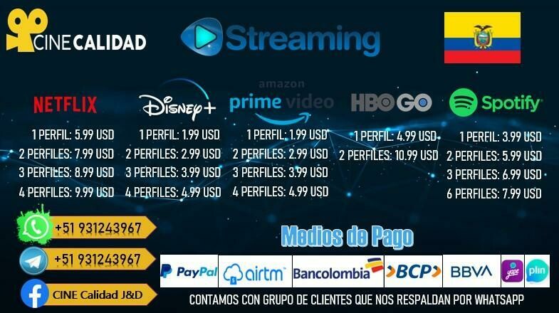 🌏🎬SERVICIOS STREAM INTERNACIONAL🎬🌏