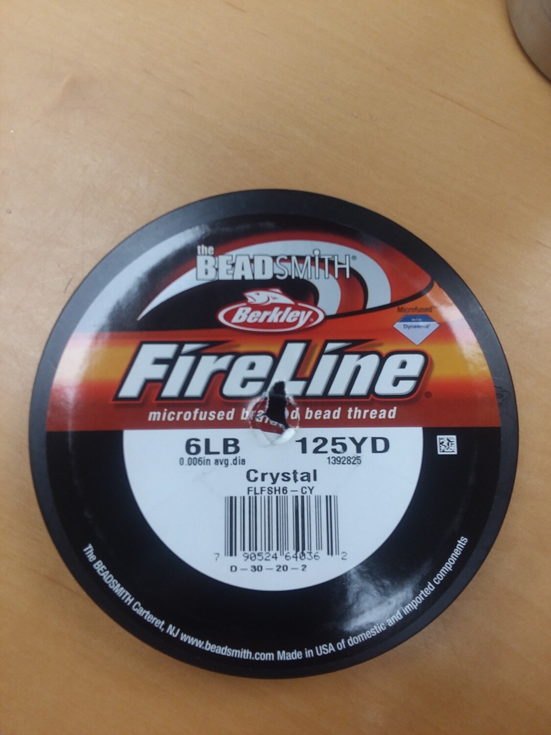 Fireline 6lb 125 yards Crystal