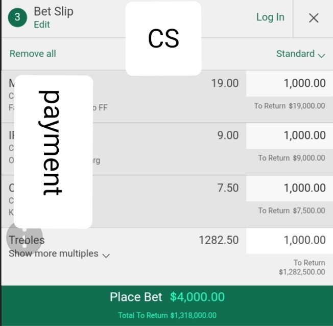 SUNDAY 9 AUGUST | CORRECT SCORE BOOKIE | TOTAL ODDS 1282 | EARLY KICKOFF