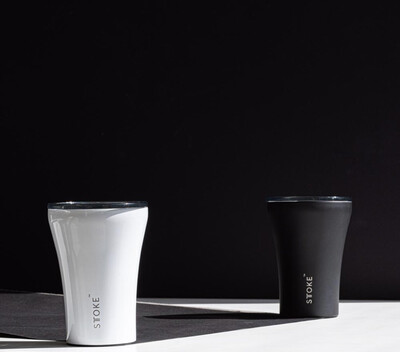 Sttoke Reusable Coffee Cup ~ Shatterproof 