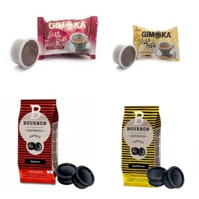 Gimoka Bourbon kávé kapszula csomagok (többféle 50 db)