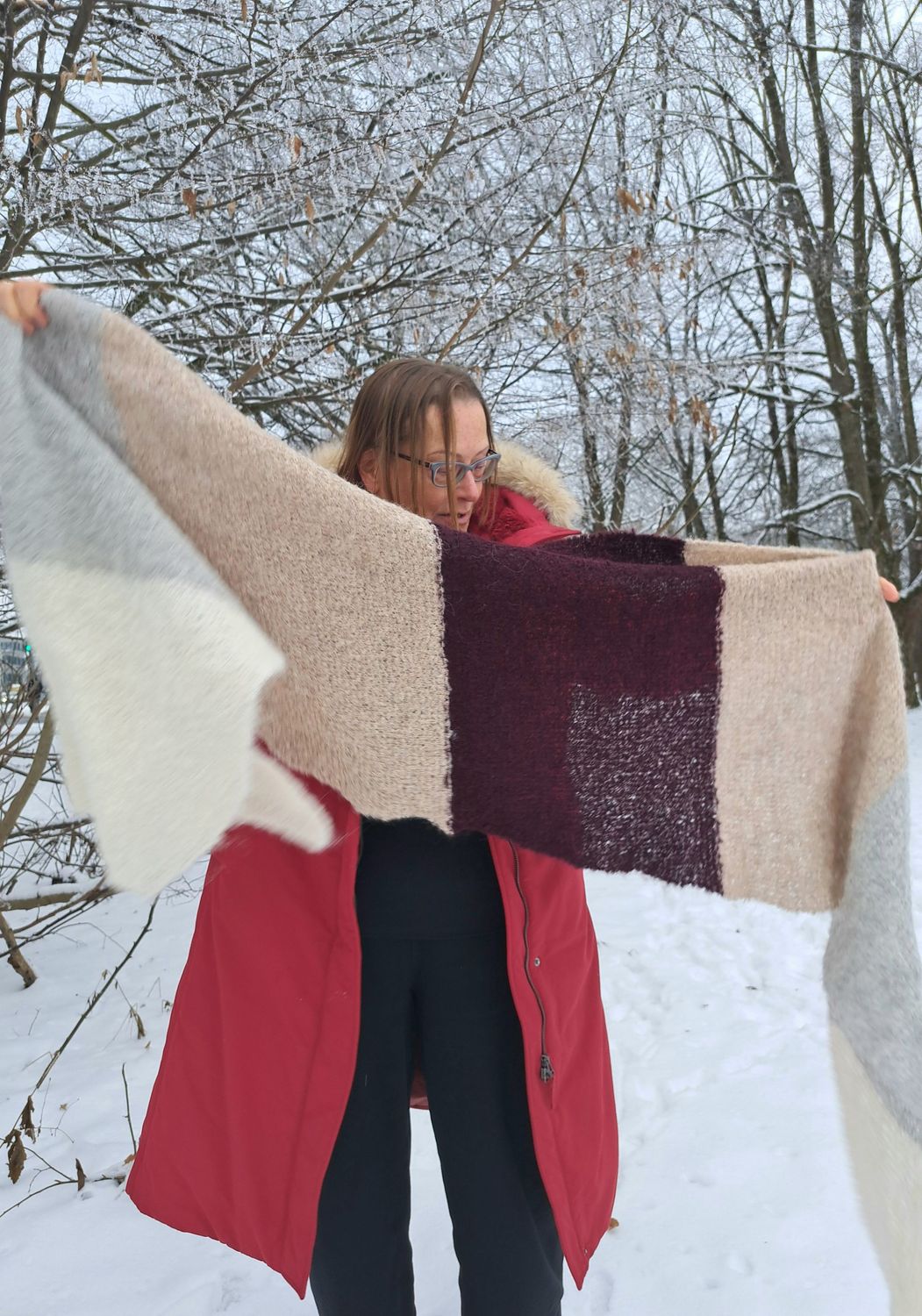 Strickanleitung Schal Wrap Me