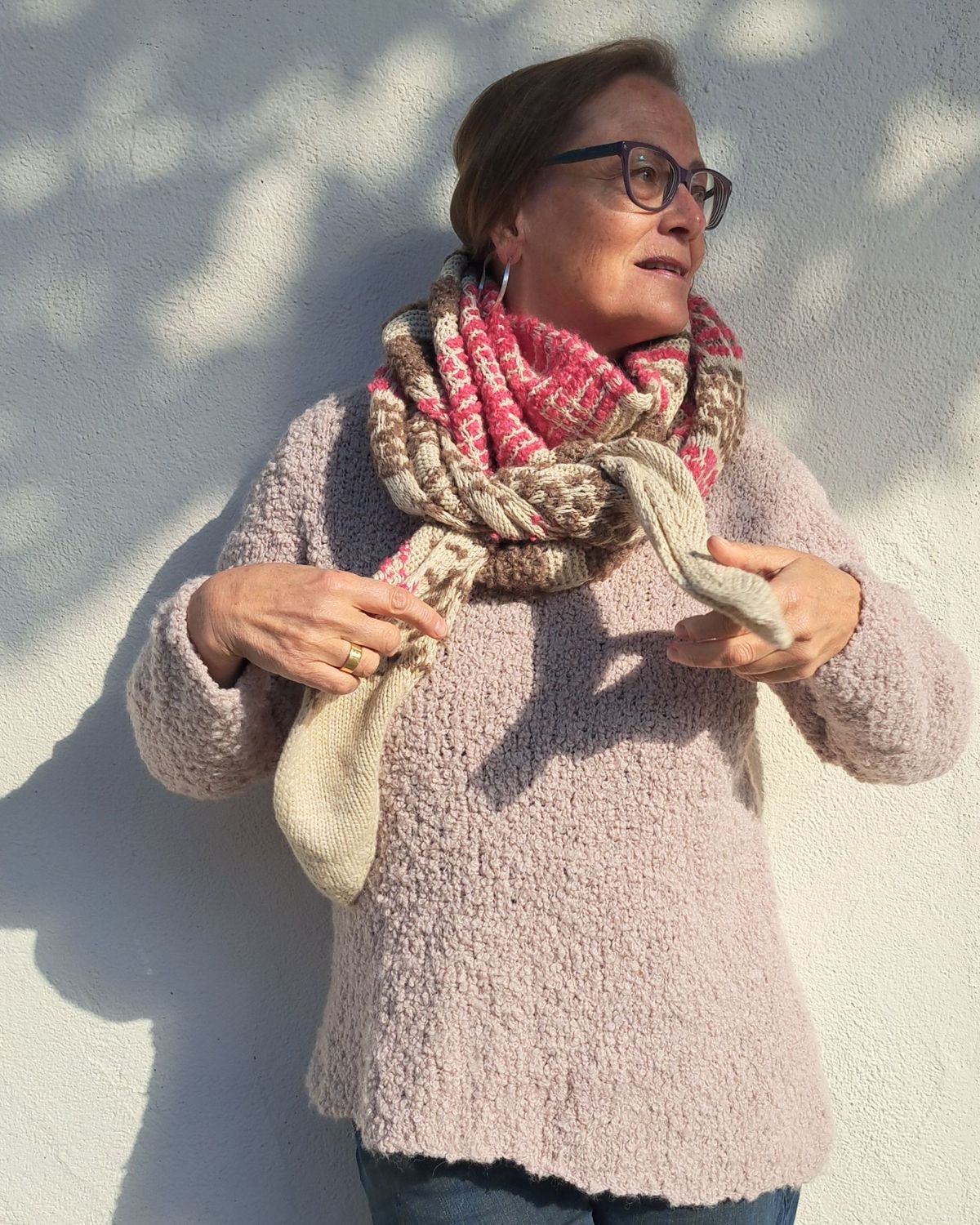 Strickanleitung Schal Frosty Winter Glow