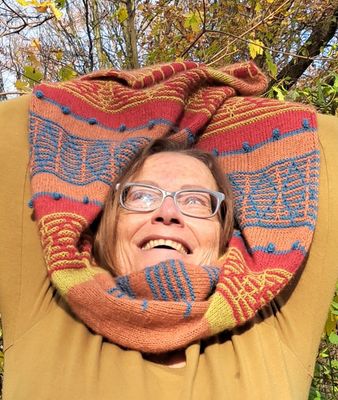 Knitting Pattern Download Scarf Rhombenreigen Knitting Pattern Download Scarf Rhombenreigen