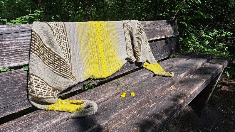 Yarn Kit for the exclusive design shawl SYMMETRIE for all participants of Munich Knits 202& Yarn Kit for the exclusive design shawl SYMMETRIE for all participants of Munich Knits 202&