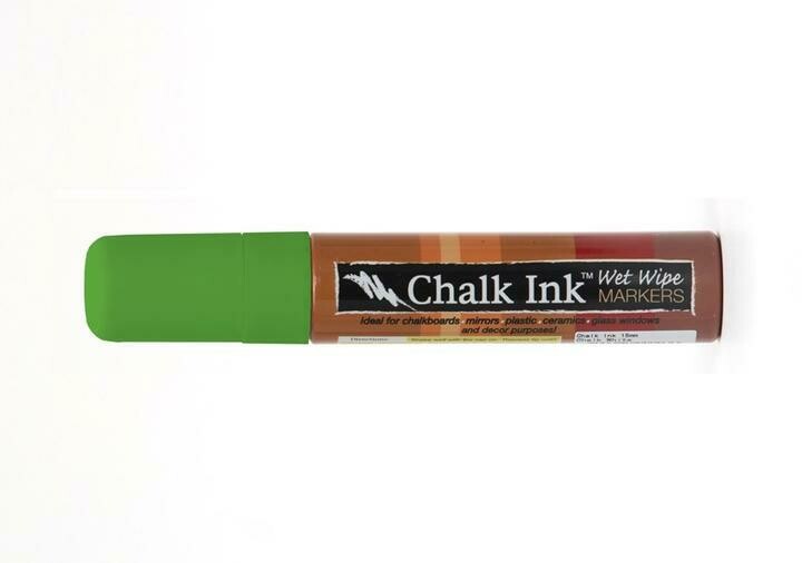 Marker Wet Wipe Chalk Astroturf Green 15Mm