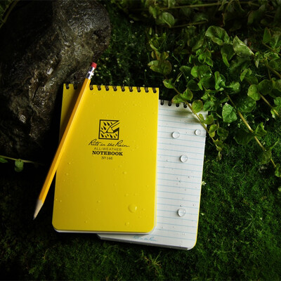 Notebook 146 Top Coil Universal Yellow, 4" x 6" - Rite In The Rain