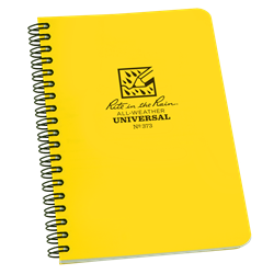 Notebook 373 Side Coil Universal Yellow, 4 5/8" x 7" - Rite In The Rain