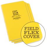 Notebook 371FX Universal Yellow, 3 Pack, 4 5/8&quot; x 7&quot; Rite In The Rain