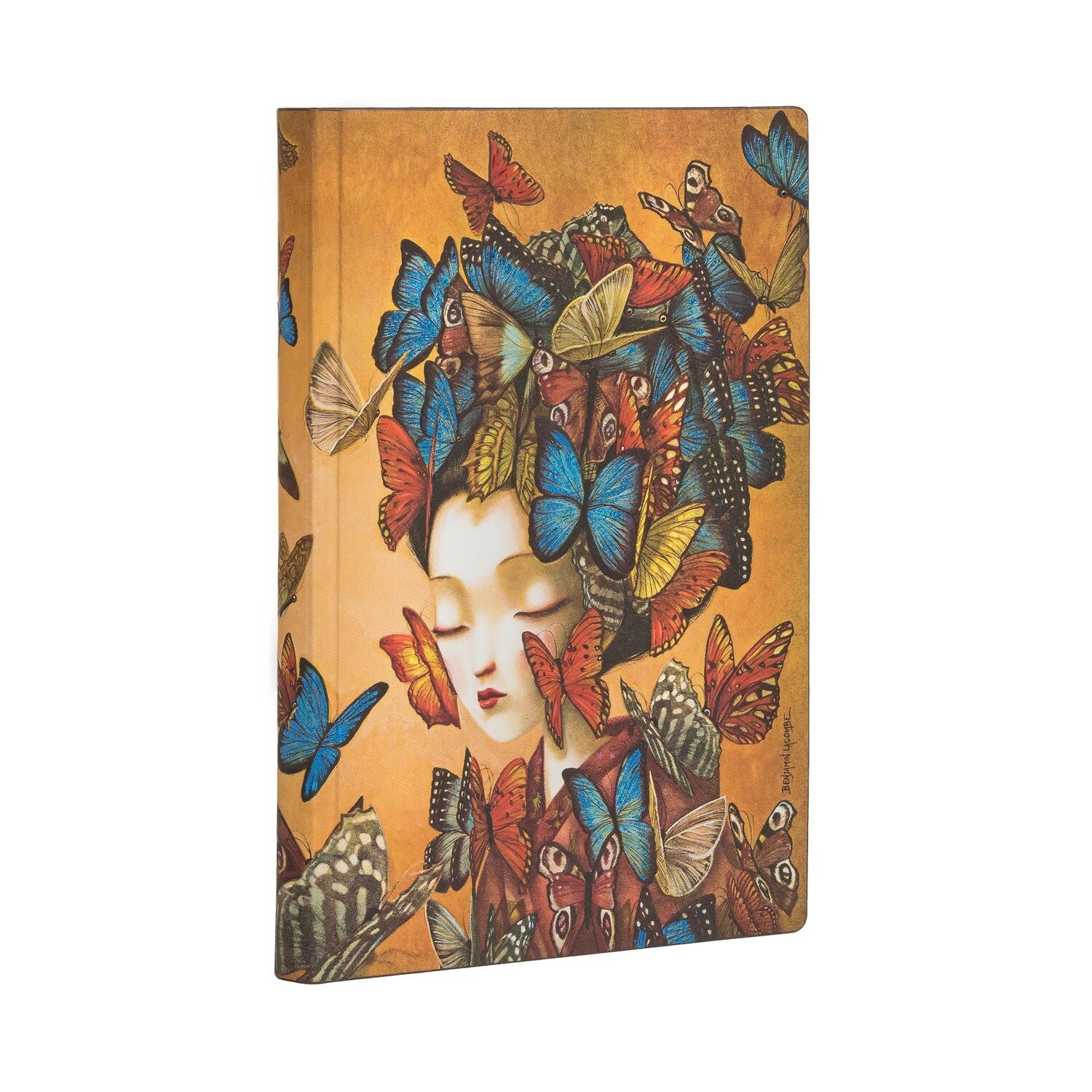 Journal, Lined, Mini Flexis Madame Butterfly - Esprit de Lacombe