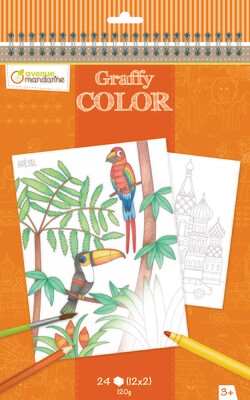 Colouring Book Trips, A4, 24 Page