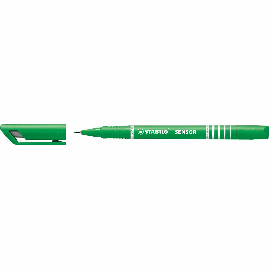 Pen, Fineline, Sensor Dark Green, 0.3 Mm, Single