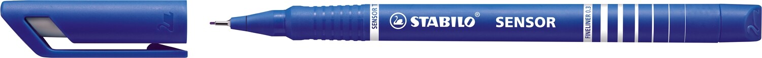 Pen, Fineliner, Sensor Dark Blue, 0.3 Mm, Single