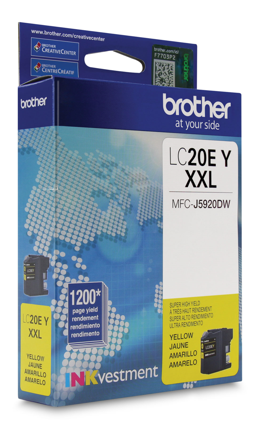 Brother Ink Lc20Eys Yellow 