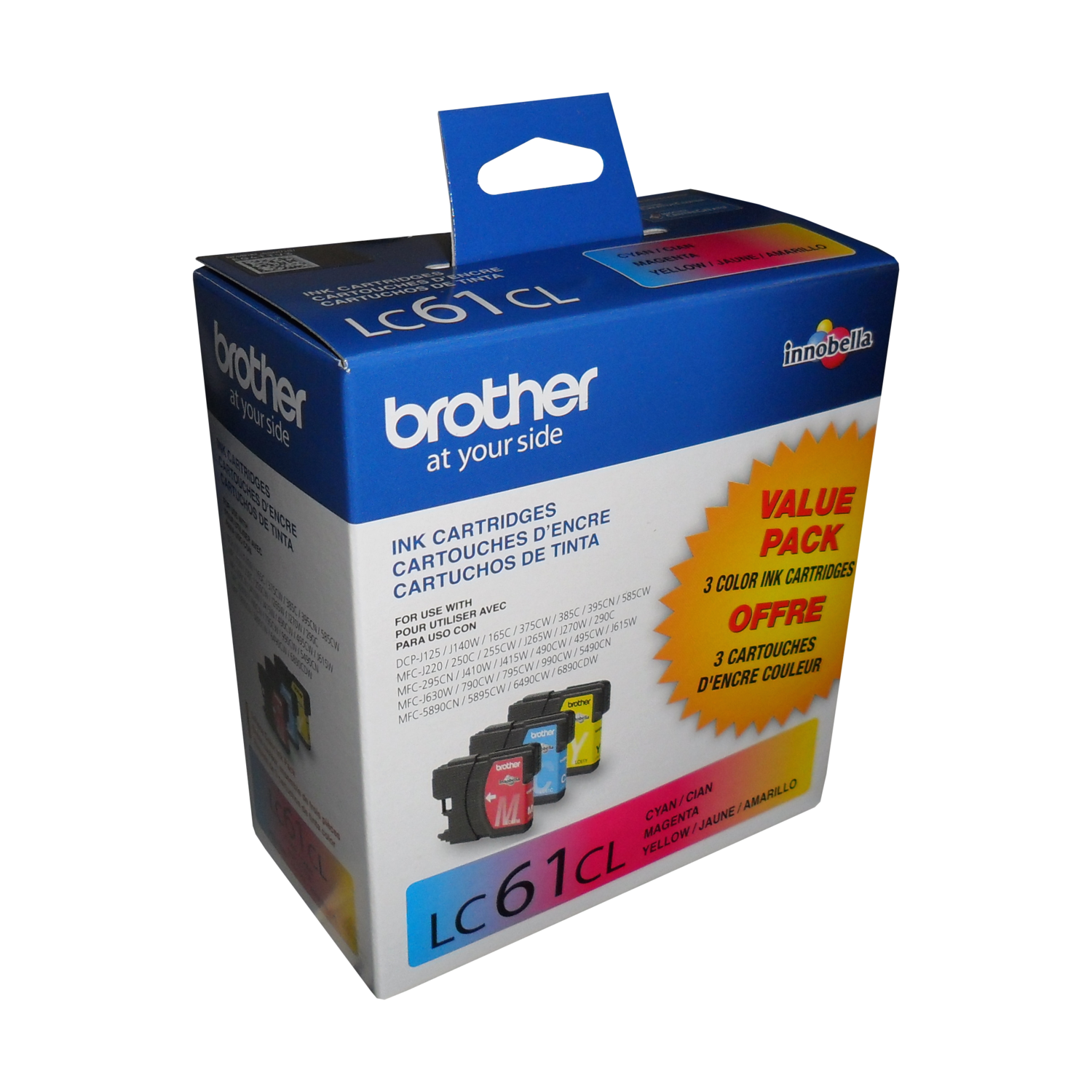 Brother Ink Lc61  3 Pack