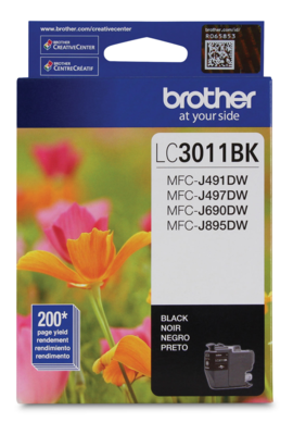 Brother Ink Lc3011Bk Black 