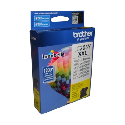 Brother Ink Lc205Y Xxl Yellow 