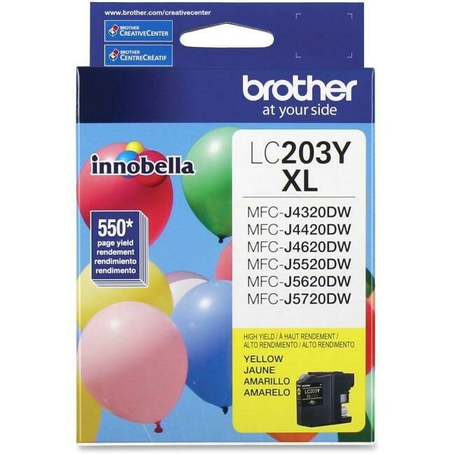 Brother Ink Lc203Yxl Yellow 
