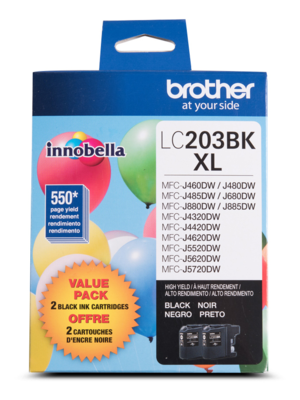 Brother Ink Lc203 Black 2 Pack