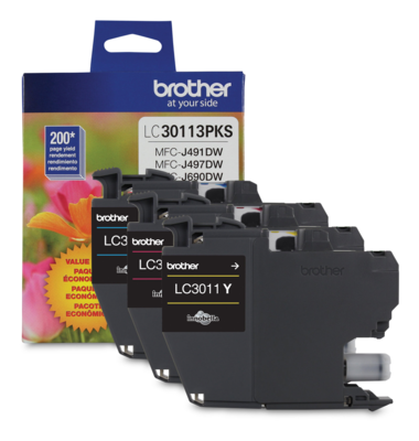 Brother Ink Lc3011 Colour Pack