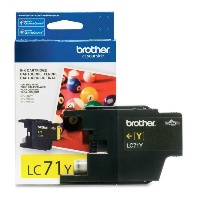 Brother Ink Lc71Ys Yellow 