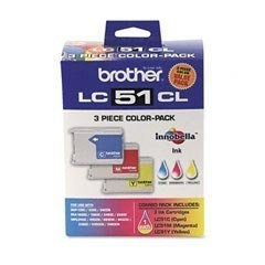 Brother Ink Lc51 Tri-Colour 3 Pack