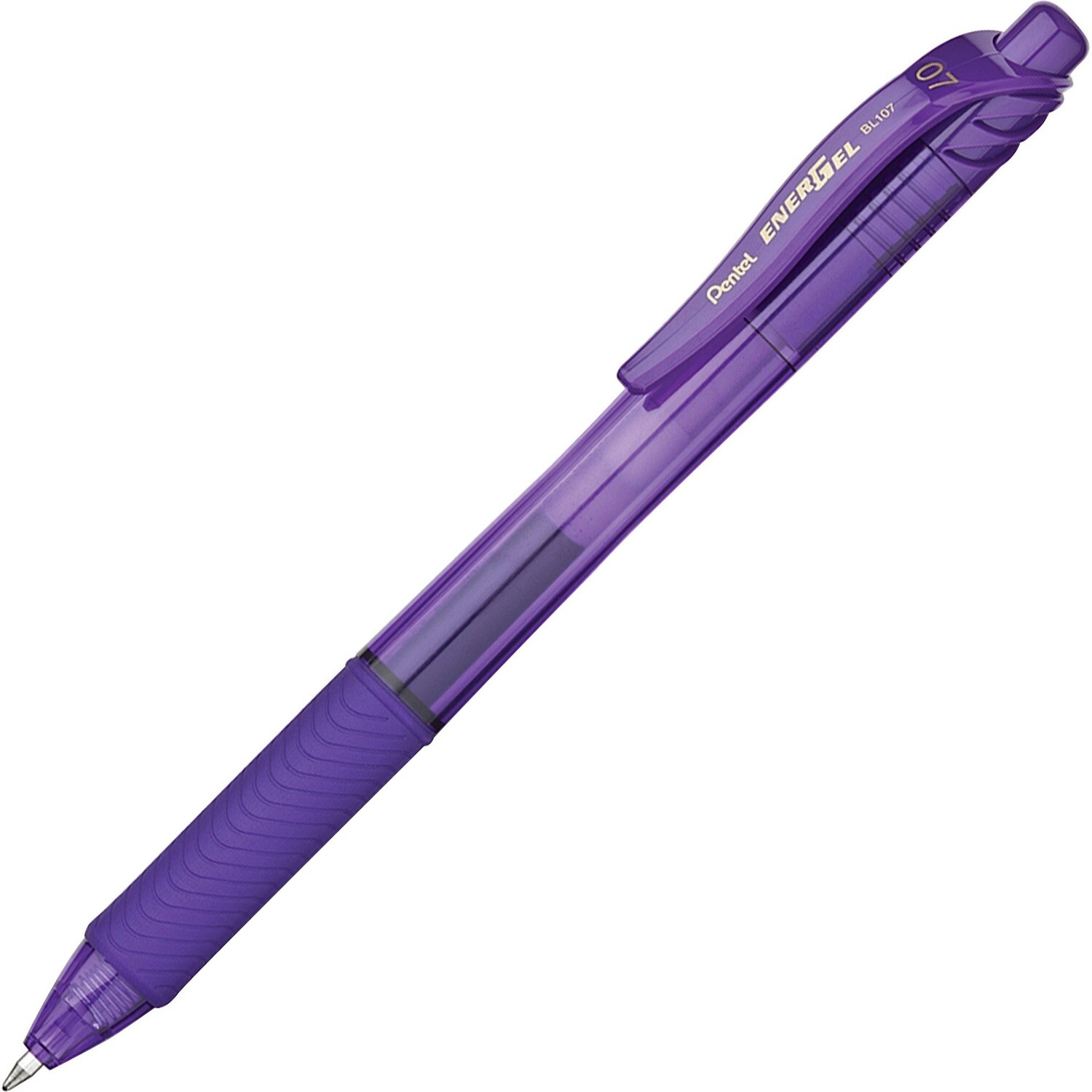 Pen, Rollerball, EnerGel X, Retractable Violet, Single, 0.7 Mm, Refillable
