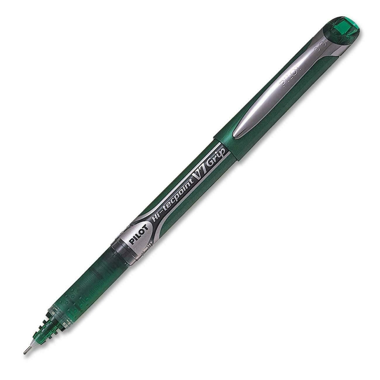 Pen, Needle Point Rollerball, Hi-Tecpoint V7 Green, Single, 0.7 Mm