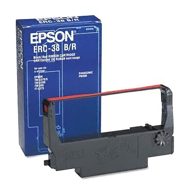 Epson Compat Ribbon Erc30/34/38 Black/Red