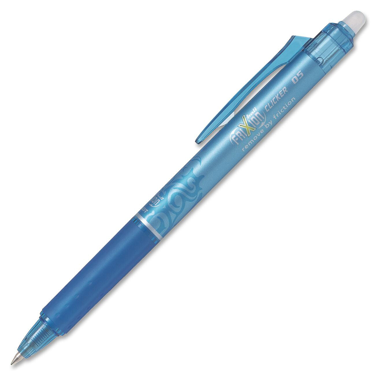 Pen, Erasable,Retractable, Gel, FriXion Teal, Singles, 0.5 Mm, Refillable