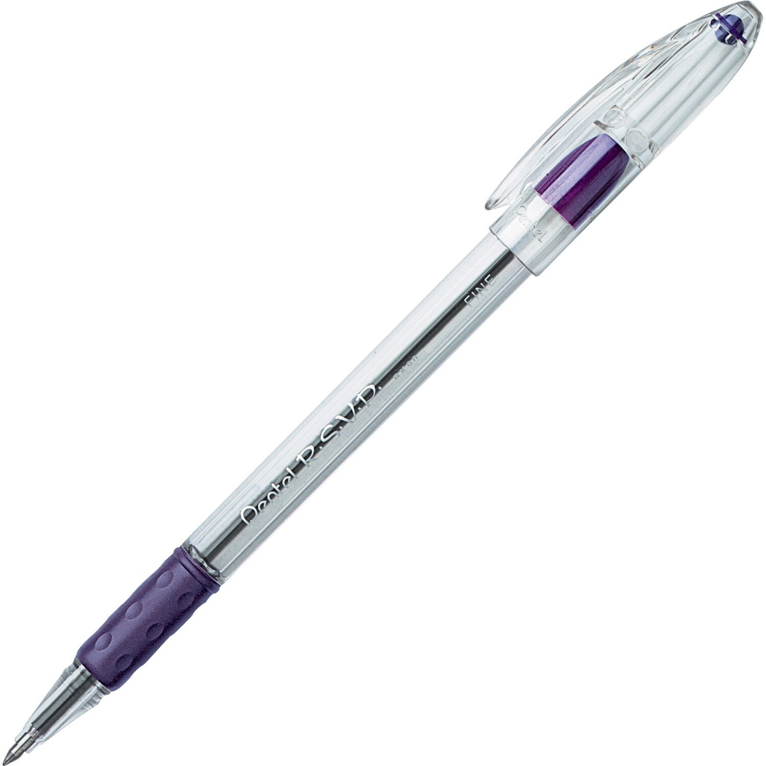 Pen, Ballpoint, R.S.V.P Stick Violet, Single, 0.7 Mm Refillable