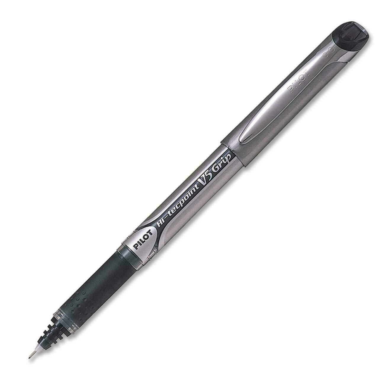 Pen, Needle Point Rollerball, Hi-Tecpoint V5 Black, Single, 0.5 Mm