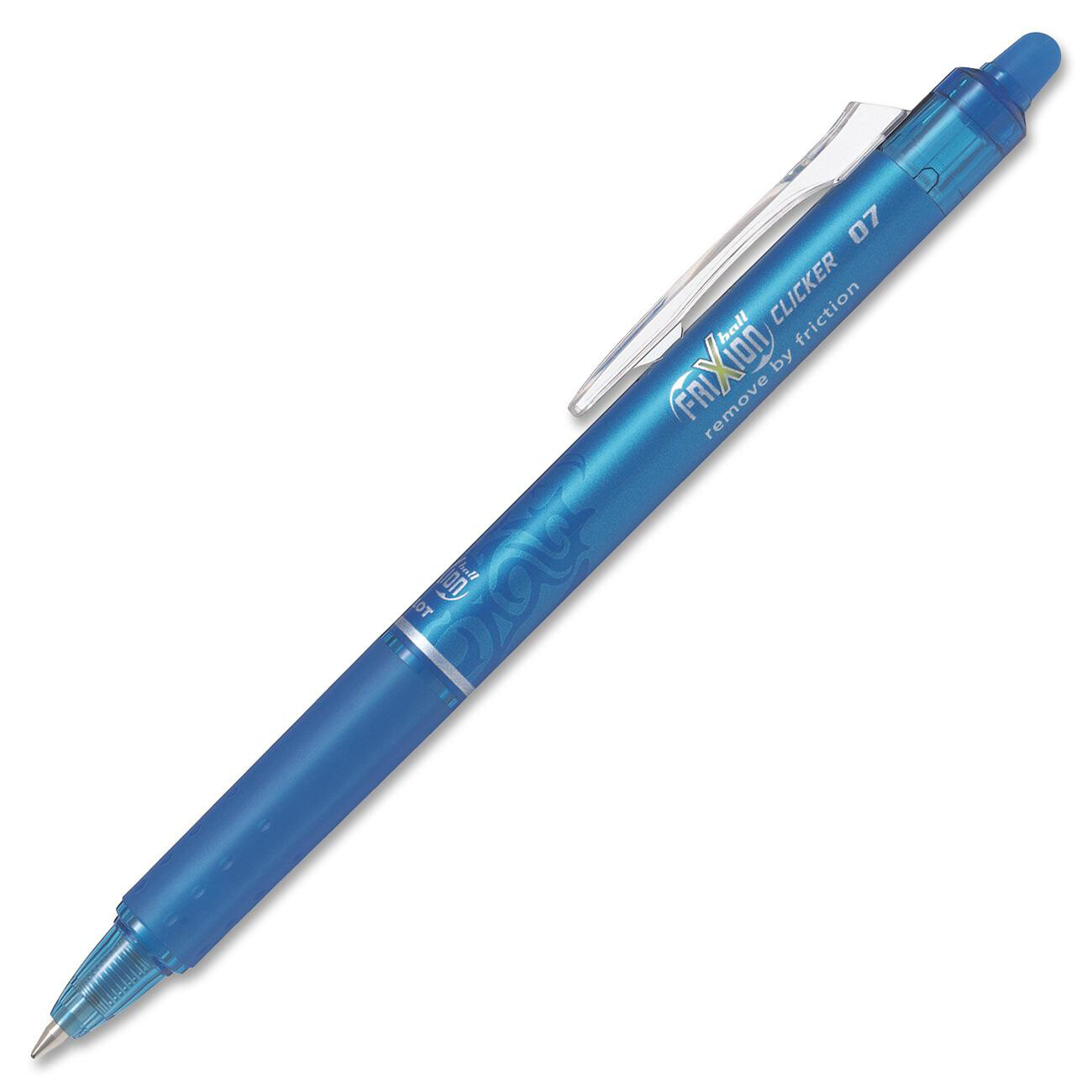 Pen, Erasable,Retractable, Gel, FriXion Turquoise, Single, 0.7 Mm, Refillable