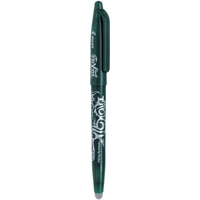 Pen, Erasable, Gel Rollerball, FriXion Green, Single, 0.7 Mm, Refillable