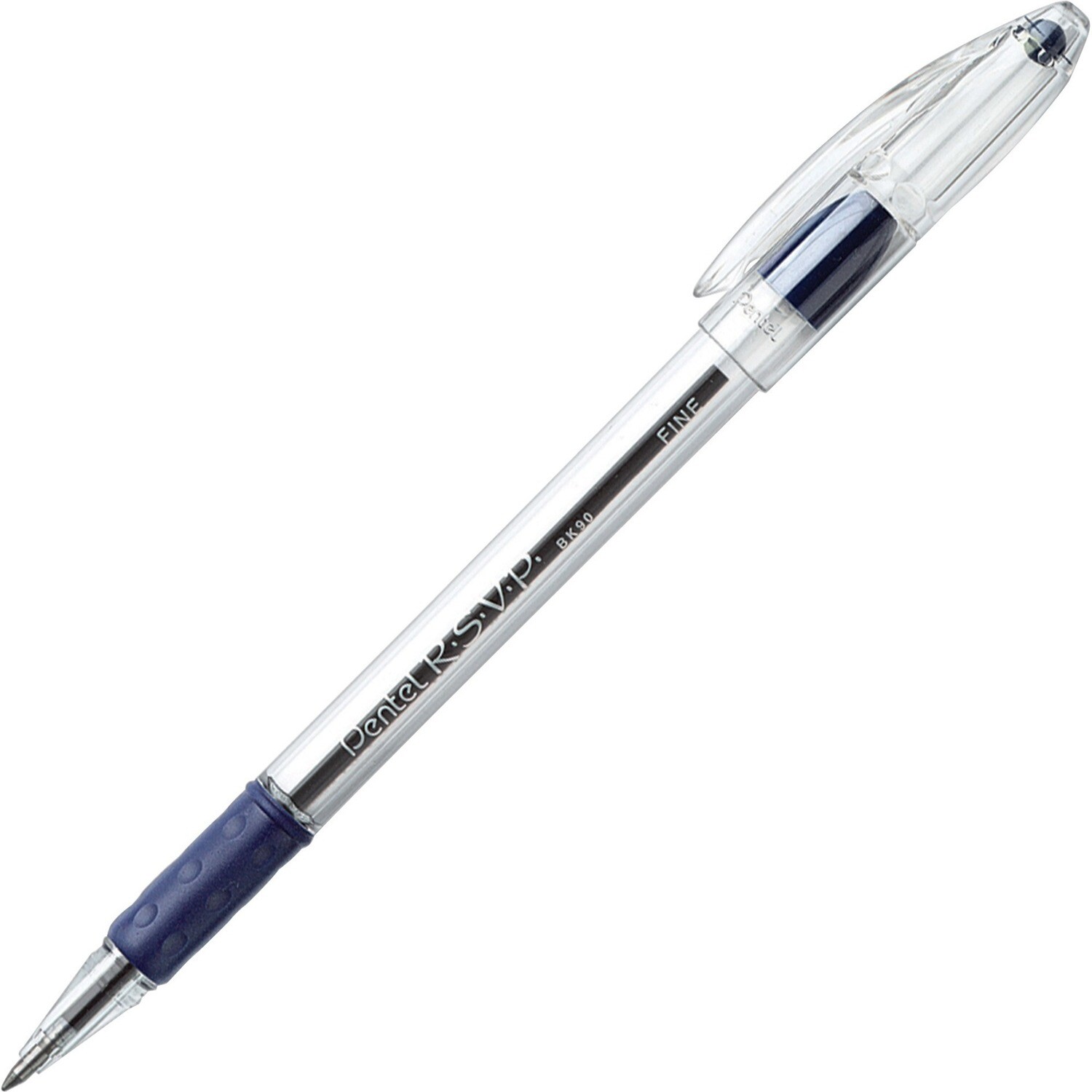 Pen, Ballpoint, R.S.V.P Stick Blue, Single, 0.7 Mm Refillable