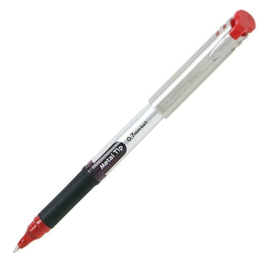 Pen, Rollerball, EnerGel Red, Box of 12, 0.7 Mm