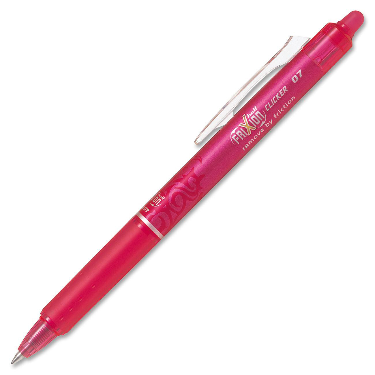 Pen, Erasable,Retractable, Gel, FriXion Pink, Single, 0.7 Mm, Refillable