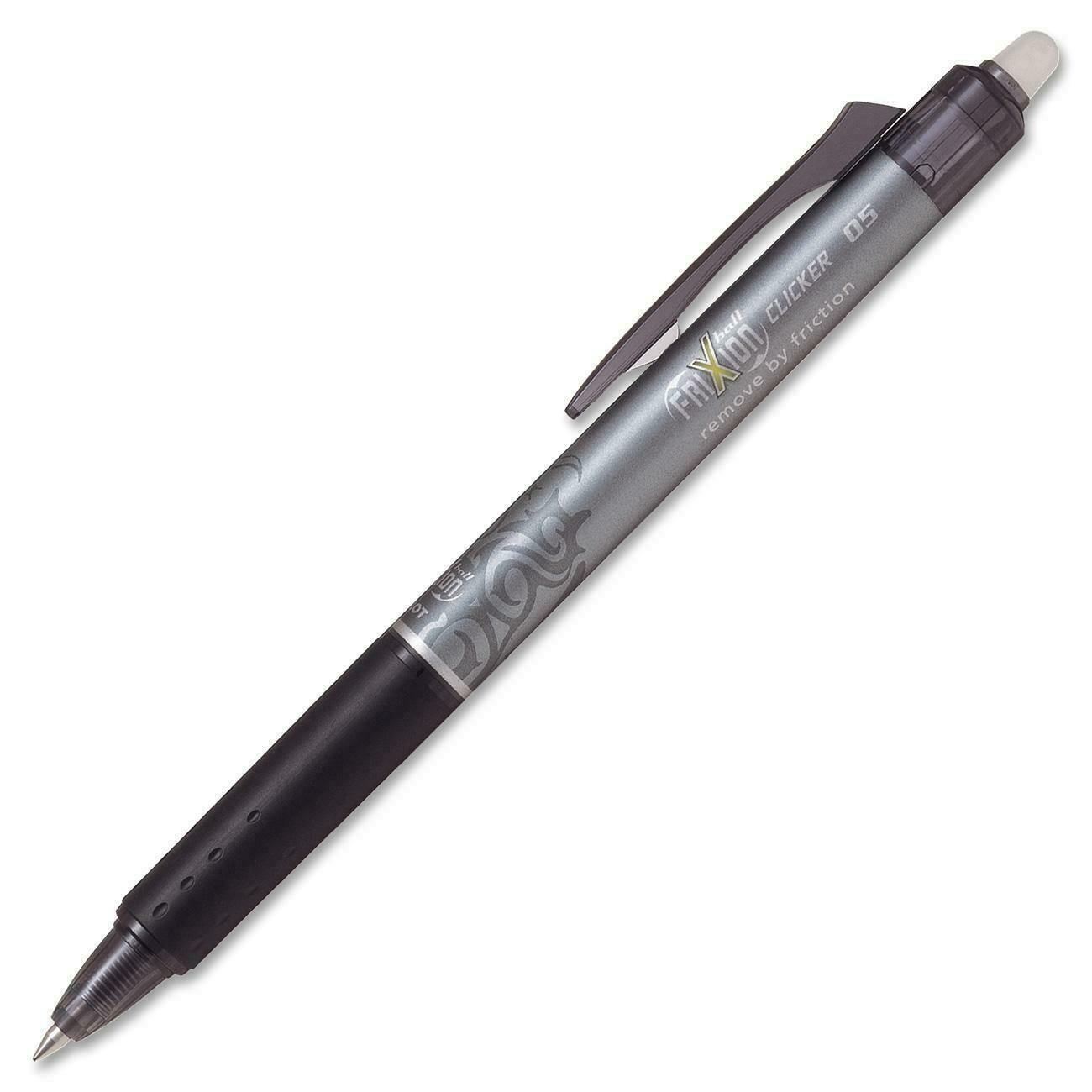 Pen, Erasable,Retractable, Gel, FriXion Black, Single, 0.5 Mm,  Refillable