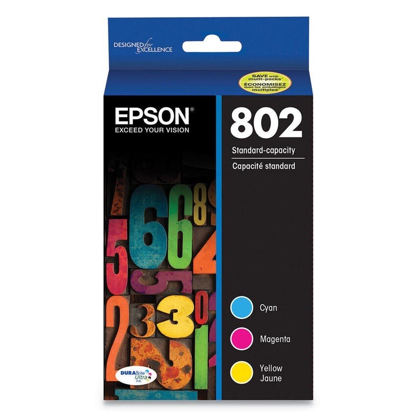 Epson T802520 Colour 3 Pack
