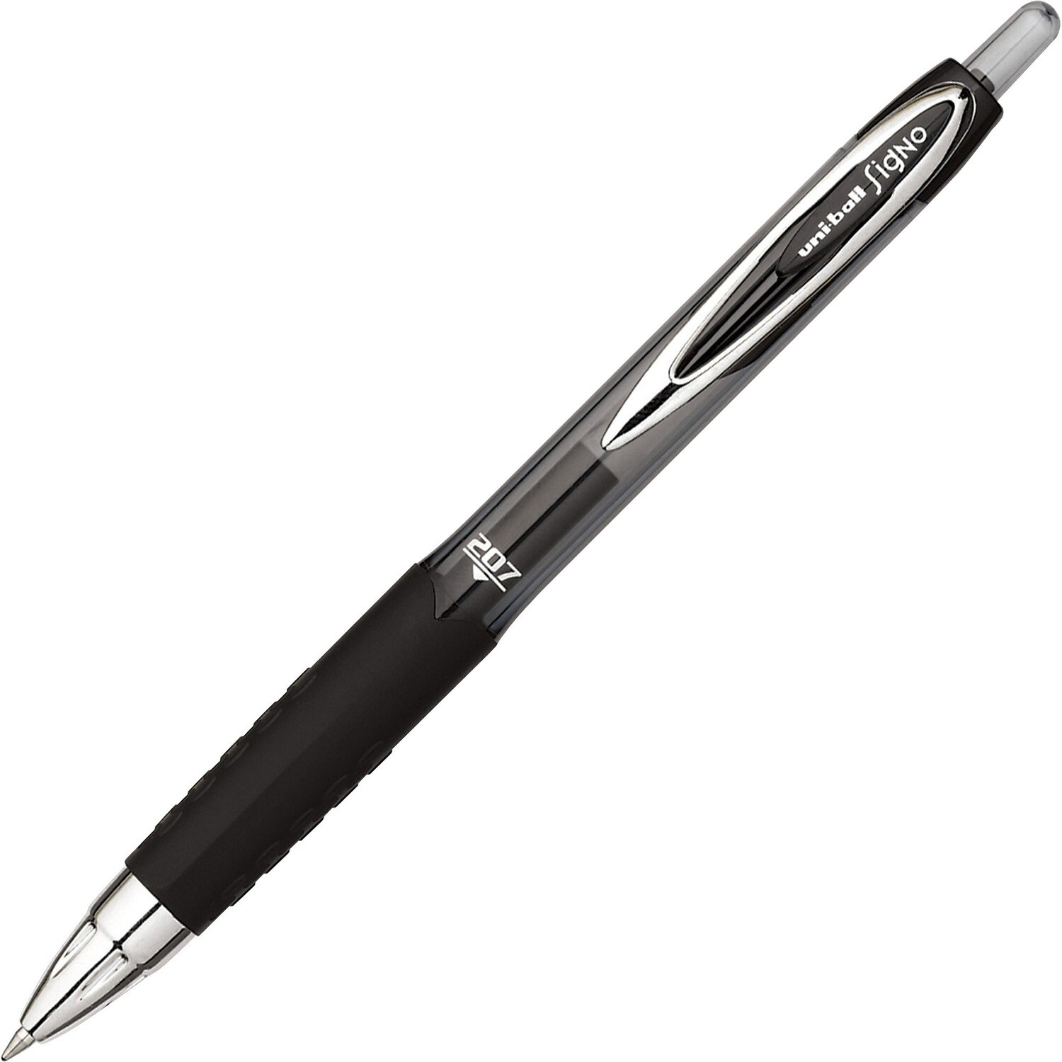 Pen, Gel, Uni-ball 207, Retractable Blue/Black, Single, 0.7 Mm, Refillable