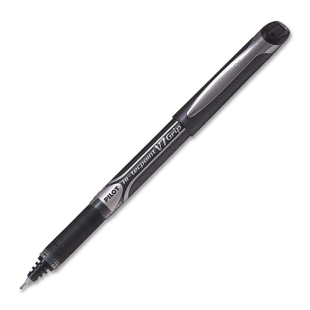Pen, Needle Point Rollerball, Hi-Tecpoint V7 Black, Single, 0.7 Mm