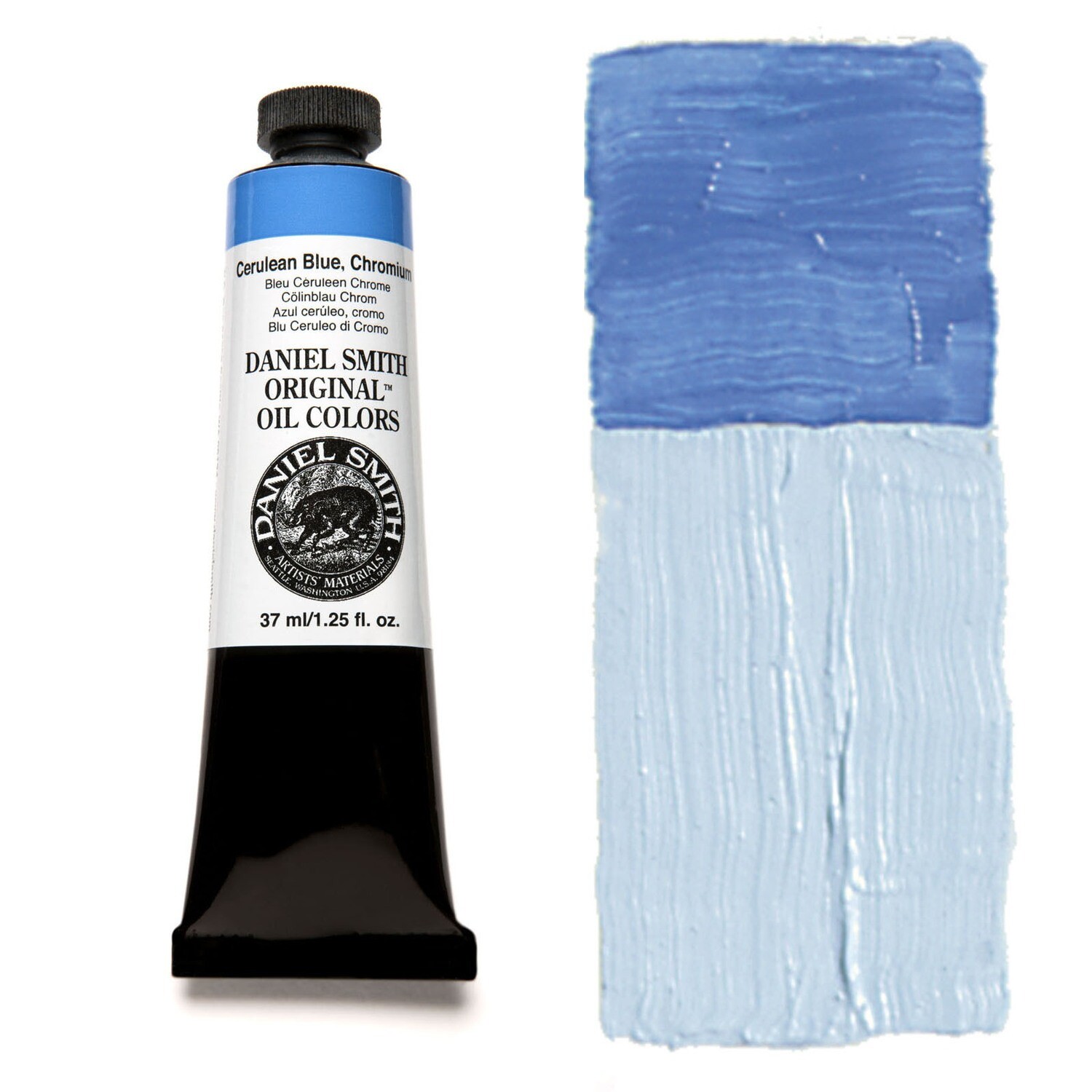Paint Oil Cerulean Blue Chromium, 37ml/1.25oz Daniel Smith Series 3