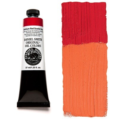 Paint Oil Cadmium Red Scarlet Hue, 37ml/1.25oz Daniel Smith Series 5