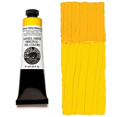 Paint Oil Cadmium Yellow Medium Hue, 37ml/1.25oz Daniel Smith Series 5