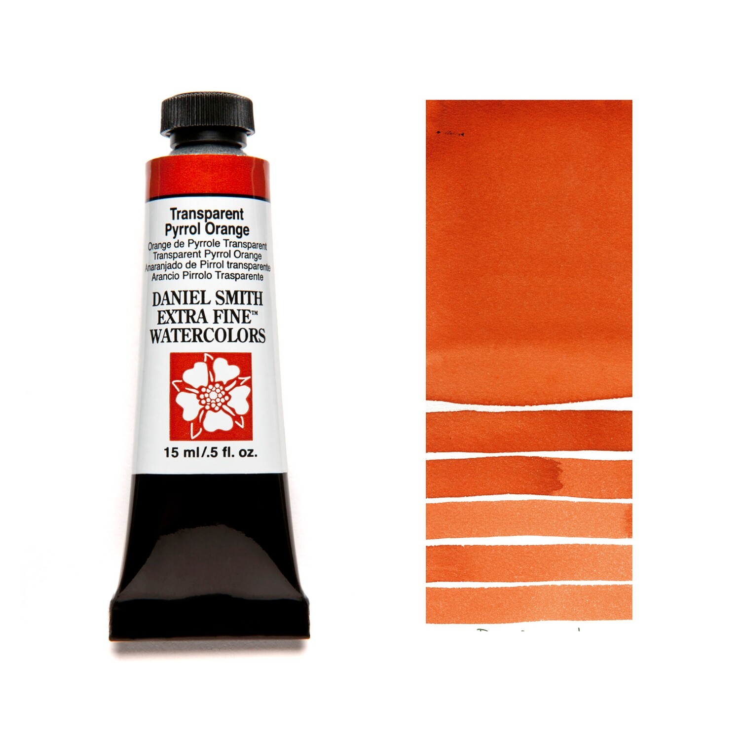 Paint Watercolour Transparent Pyrrol Orange, 15ml Daniel Smith Series 2