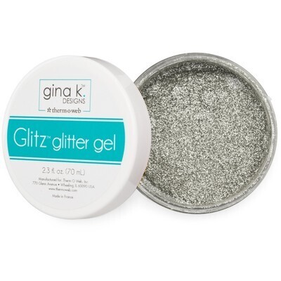 Glitter Gel, Silver 2.3 Oz. For Paper