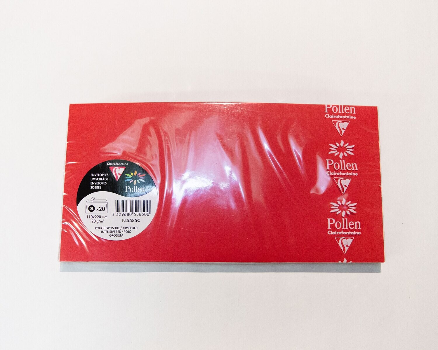 Envelopes #10 Currant Red Removable Strip
