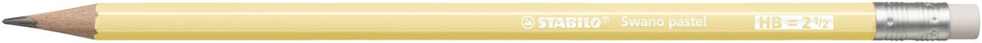 Pencil Hb Swano Pastel Pale Yellow Barrel 12/Bx