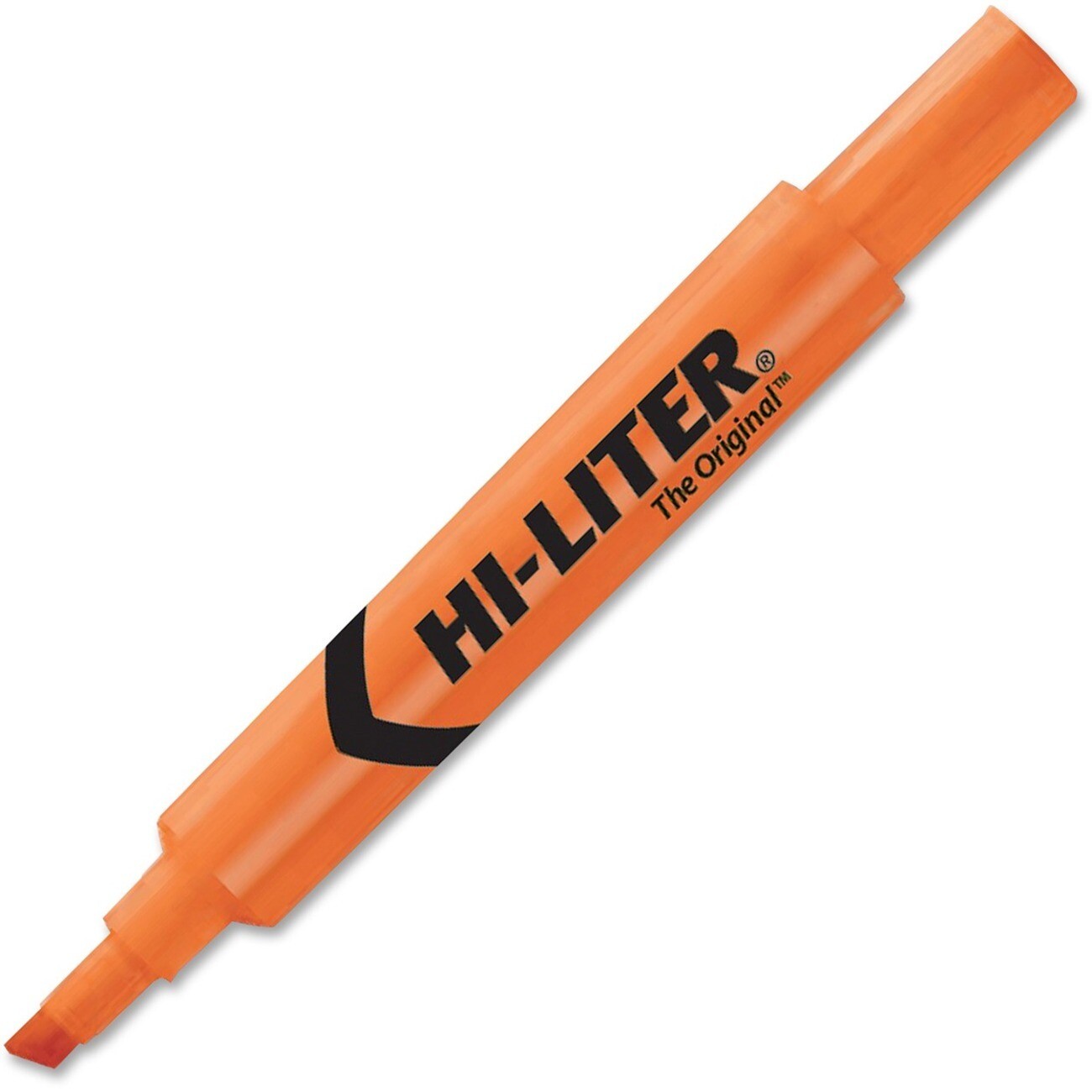 Hi-Liter, Dry Safe, Chisel Fluorescent Orange, Single
